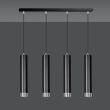 EMIBIG 643/4 LAMPA WISZĄCA KIBO 4 BL/CHROME