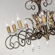 ELSTEAD AMARILLI AML10 BRONZE 10Lt Chandelier