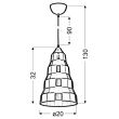 CANDELLUX 31-58577 VESUVIO ZWIS 20