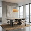 EMIBIG 1711/1 CANVA 1 WHITE NATURAL Lampa wisząca