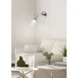 CANDELLUX 21-64288 SIMPLI KINKIET 1*40W E27 CHROM Z KRYSZTAŁKIEM+KLOSZ Z PASKIEM