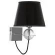 CANDELLUX 21-29508 TESORO KINKIET 1X40W E14 CZARNY ZŁOTY SRODEK