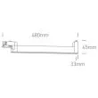 ONE LIGHT 65024TA/B/W Selo czarny track spot COB LED 3000K 15x1W AC LED