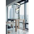 Step into Design 60217A-L Lampa wisząca ELIPSE LED czarna 38 cm