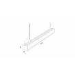 LED LABS 26-0000-29 oprawa wisząca LUMINES Iledo biała lak. 4000K 60cm