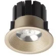 RENDL R13222 SHARM BASE wpuszczana perłowo-złota 230V LED 10W 24° 3000K