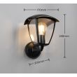 TRIO VENTA 263260232 lampa zewnętrzna ścienna