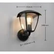 TRIO VENTA 263260232 lampa zewnętrzna ścienna