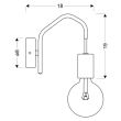 CANDELLUX 21-70982 BASSO LAMPA KINKIET 1X40W E27 BIAŁY MATOWY