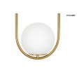 MOOSEE MSE010100301 MOOSEE lampa wisząca AURELIA 40 złota