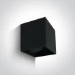 ONE LIGHT 67398C/B/W Rozena czarny kinkiet LED 3000K 2x3W IP54