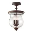 ELSTEAD Pickering Lane FE-PICKERING-LANE-SF 3 Light Semi-Flush