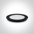 ONE LIGHT 10112FA/B/W Fokas 3 czarny wąski downlight LED IP40 3000K 12W