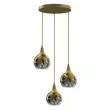 MILAGRO MLP8403 LAMPA WISZĄCA MONTE GOLD 3XE27
