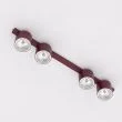 EMIBIG 1697/4 NANO 4 BURGUNDY Lampa sufitowa