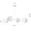 EMIBIG 793/4 IDEA 4 WHITE LAMPA WISZĄCA