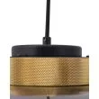 Step into Design 9969P/A smoky Lampa wisząca BOOM LED szaro złota 25 cm