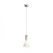 RENDL R12663 PULIRE CON wisząca szkło opalowe/drewno/chrom 230V E14 28W