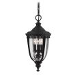 ELSTEAD ENGLISH BRIDLE FE/EB8/M BLK 3Lt Medium Chain Lantern