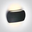 ONE LIGHT 67378A/AN/W Tarsina 2 kinkiet antracyt LED 3000K 2x6W IP54