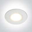 ONE LIGHT 10106P/W/W Tsada biały wpust COB LED IP65 3000K 6W