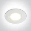ONE LIGHT 10106P/W/C Tsada biały wpust COB LED IP65 4000K 6W