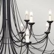 ELSTEAD CARISBROOKE CB18 BLACK 18Lt Chandelier