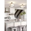 ELSTEAD Charlotte HK-CHARLOTTE-SF-BC 3 Light Semi-Flush - Brushed Caramel