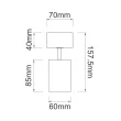 OPEN DESIGN OR84719 Kika Mobile Nero / Gold