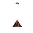 CANDELLUX 31-23438 DUNCA LAMPA WISZĄCA 25 CZARNY 1X40 E27 KLOSZ CIEMNY ORZECHOWY