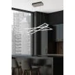 CANDELLUX A0033-320 KSEROS LAMPA WISZĄCA 60X30 35W LED SREBRNO SZARY 4000K APETI