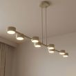EMIBIG 1707/8 MEGARA 8 MOKKA Lampa wisząca