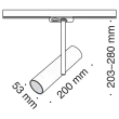 MAYTONI TR005-1-GU10-B Single phase track system Elti Track Lighting Black oprawa 1-fazowy