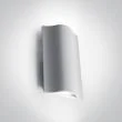 ONE LIGHT 67422A/W/W Efyra 2 biały zewnętrzny kinkiet góra - dół COB LED 3000K 2x6W