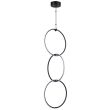 Step into design ST-10339P/3H Lampa wisząca COCO 3 LED czarna 40 cm