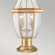 ELSTEAD Newbury QZ-NEWBURY3-L-PB 2 Light Pedestal