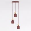 EMIBIG 1695/3PREM MESI 3PREM BURGUNDY LAMPA WISZĄCA