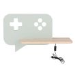 CANDELLUX 21-84453 CONSOLE LAMPA KINKIET ŚCIENNY 5W LED IQ KIDS Z PRZEWODEM Z WŁ. I WTYCZKĄ MIĘTOWY