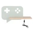 CANDELLUX 21-84453 CONSOLE LAMPA KINKIET ŚCIENNY 5W LED IQ KIDS Z PRZEWODEM Z WŁ. I WTYCZKĄ MIĘTOWY