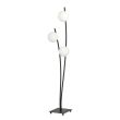 EMIBIG 1102/LP3 LAMPA PODŁOGOWA HUNTER LP3 BLACK/OPAL