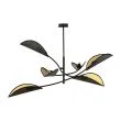 EMIBIG 1106/6 LAMPA SUFITOWA LOTUS 6 BLACK/GOLD
