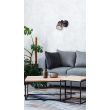 CANDELLUX 91-81377 LAMPA KINKIET CANABERA KAWOWE ZŁOTO 1X40W E14 KLOSZ BURSZTYNOWY