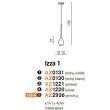 AZZARDO AZ1221 Izza 1 (amber)