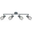 CANDELLUX 94-68033 VIKING LISTWA 4X40W E14 SZARY
