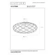 LUCIDE 21117/65/02 WOLFRAM LAMPA SUFITOWA