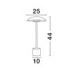LUCES EXCLUSIVAS LE43731 BARRON lampa stołowa
