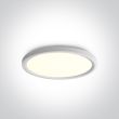 ONE LIGHT 62140FB/W/C Zigos biały plafon LED 4000K 40W