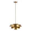 ELSTEAD Brisbin FE-BRISBIN-BB 1 Light Pendant - Burnished Brass
