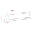 WYPRZEDAŻ INQ IT010WW FLUO 10 BELKA LED IP44 60cm 3000K