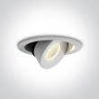 ONE LIGHT 11113E/W/W Antiro biały wpust LED 3000K 12W